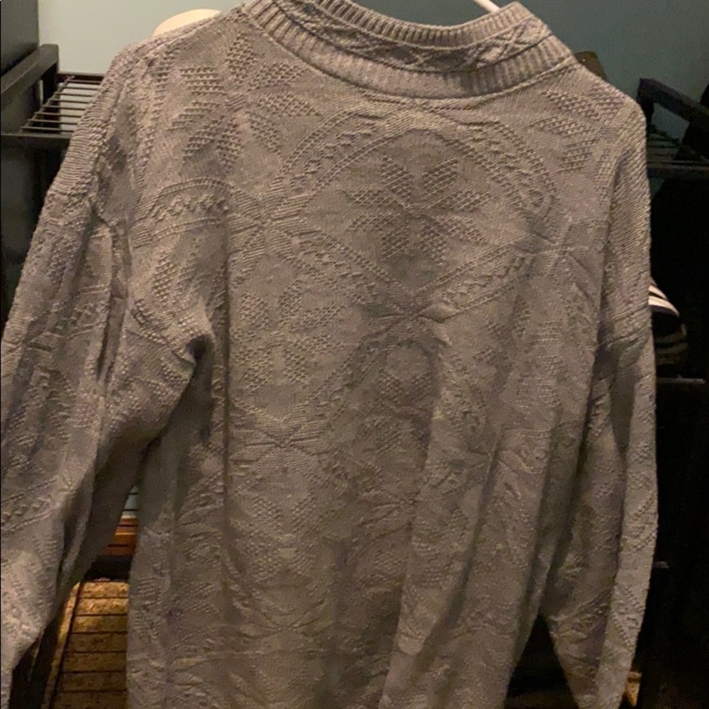light grey long sweater